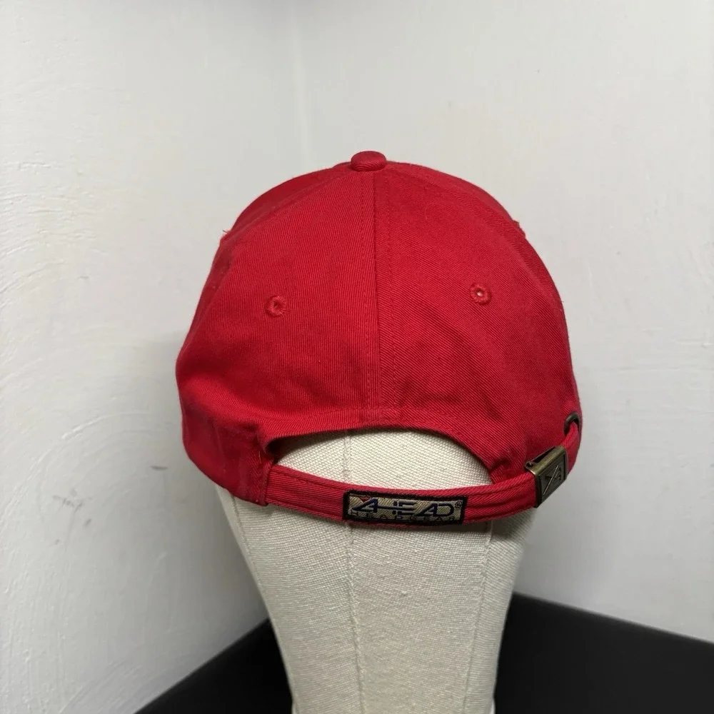 University of Maryland Terrapins Baseball Cap Red Hat Adult OSFM Basketball Hoop